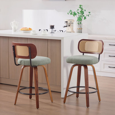 Set of 2 Counter Height Bar Stools