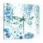 Wisteria And Dragonfly IV by Tre Sorelle Studios - Wrapped Canvas Painting-2119796282