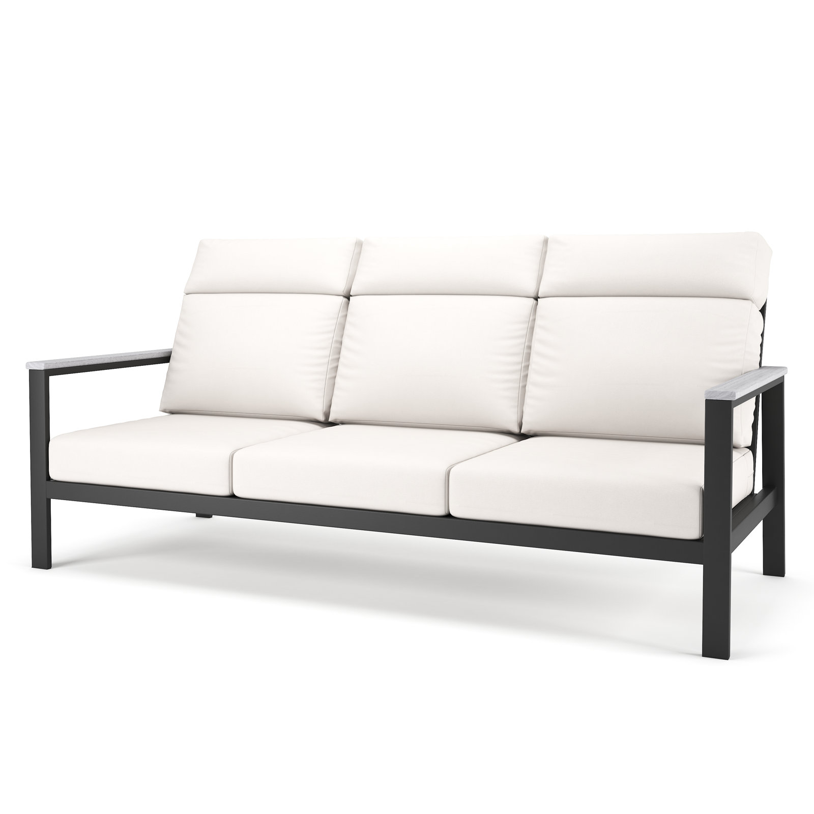 Townsend 80" Sunbrella® Patio Sofa, Canvas White, White, Yes