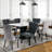 Kingson Modern Glam Tufted Two-Tone Dining Chair with Nailhead Trim & Back Pull Ring-9081318-64230967
