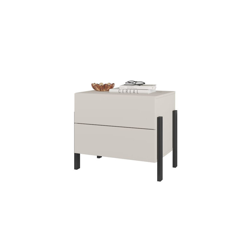 Syohei 55cm W Manufactured Wood Bedside Table