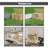 Wooden Stackable Shipping Crate With Slatted Heavy Duty Structure, Easy To Storage & Transport Any Items, 44 X 34 X 32, Beige