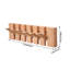 Solid Wood 6 - Hook Wall Mounted Coat Rack-692161986