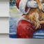 Cocker Spaniel with Santa Claus House Flag-1699868954-1699869145