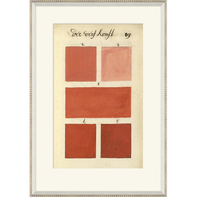 Antique Color Swatches Giclee Print by A. Boogert