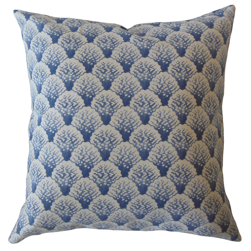 Oreiller en coton Whistler Ikat, 20 po x 20 po