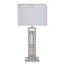 Lampe de table de conception moderne 1pc, lampe de table décorative décorative scintillante, lumière de danse de l'eau, veilleuse satinée