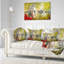 Humain et libellule - Coussin décoratif à imprimé abstrait
