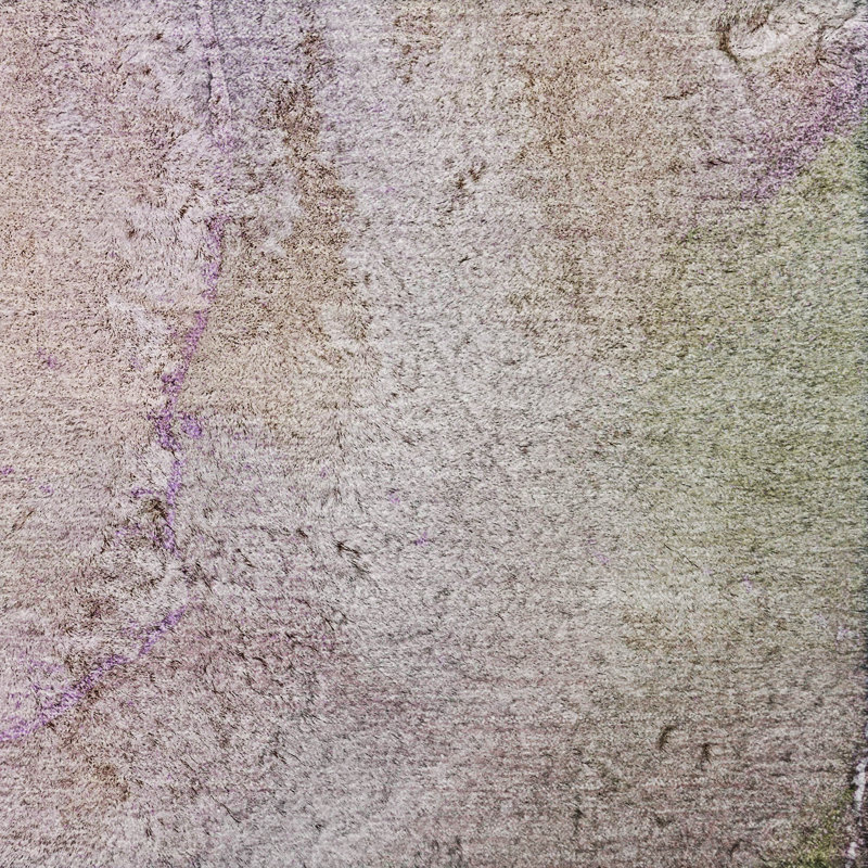 Tapis de qualité supérieure lavable à la machine à poils longs ADS521, Mauve, 8 pi x 10 pi