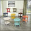 Table d'appoint ronde contemporaine Perth, jaune-1742526028