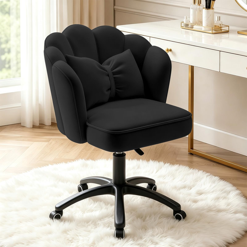 Polyester Task Chair, Black