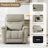 Genuine Leather Dual-Motor Power Lift Recliner With Massage And Heat-1781390279