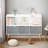 Children's Multi-Purpose Bookshelf With Collapsible Fabric Bins-1641420973