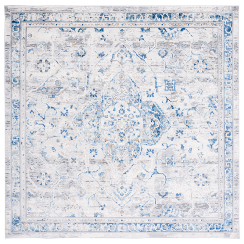 Huckabee 100 Performance Oriental Rug, Square 6'7"