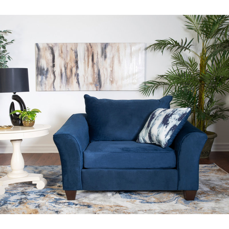 Chaise avec accoudoirs, chaise d'appoint, chaise d'intérieur pour la maison, Marine