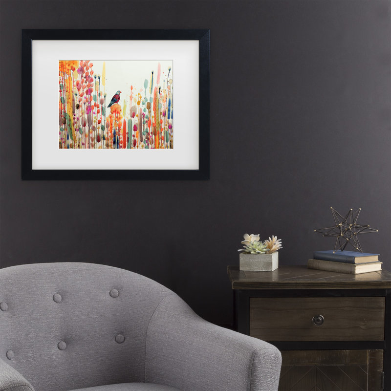 «Joie De Vivre» par Sylvie Demers, Noir, H 18 po x l 22 po x P 0,75 po