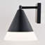 Luminaire à 3 lumières 25,25 po Winthrop Luminaire de meuble-lavabo large et contemporain, abat-jour en verre blanc gravé à cône, à intensité variable, compatible avec DEL, applique murale en métal fixée au-dessus du miroir-1144437485