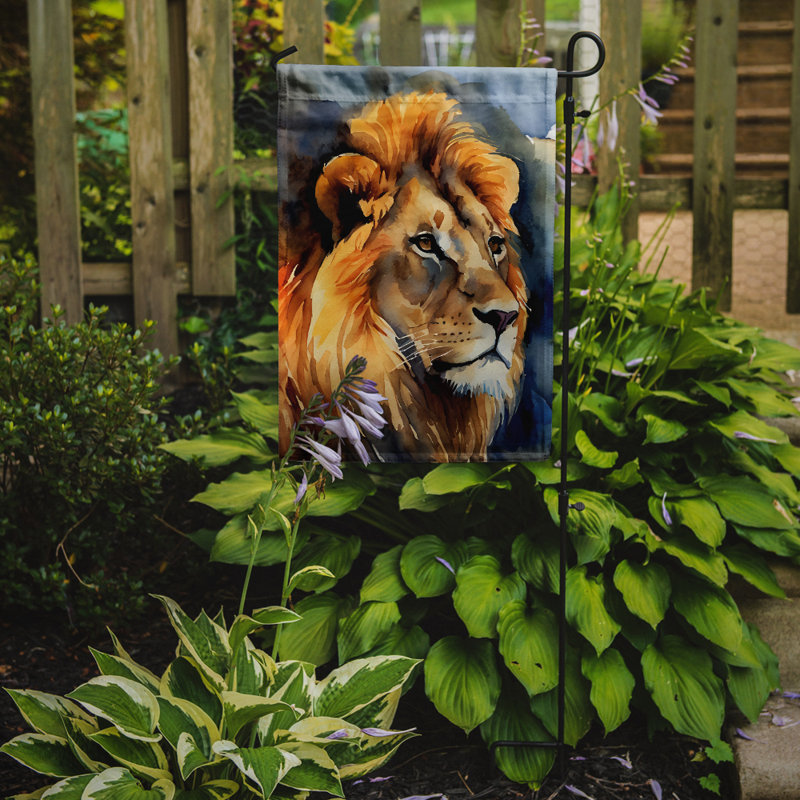 Drapeau de jardin en polyester double face H 15,5 po x l 11,25 po