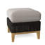 Frances Outdoor Teak Ottoman-50123527-50123512