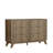 47" Double Row 6-Drawer Grid Chest Dresser-2119933139