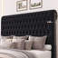 Lit de rangement rembourré avec tête de lit en flanelle capitonnée à 4 tiroirs Kanisha-533601485-533601484