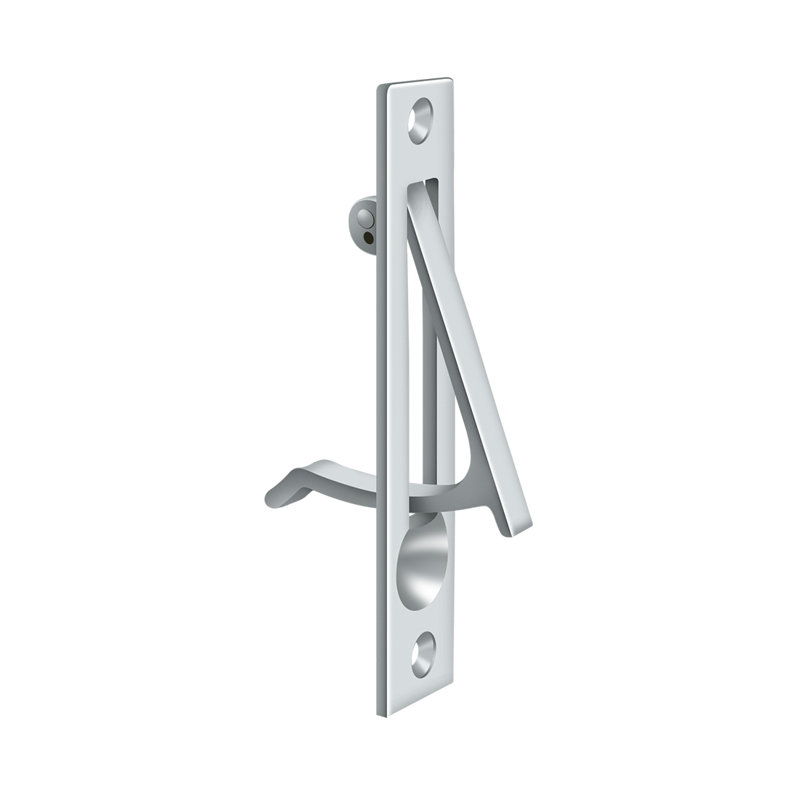 Deltana EP475U26 Edge Pull, 4" x 3/4" in Polished Chrome, Polished Chrome