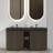 60" W Double Sink Bathroom Vanity-2038295476