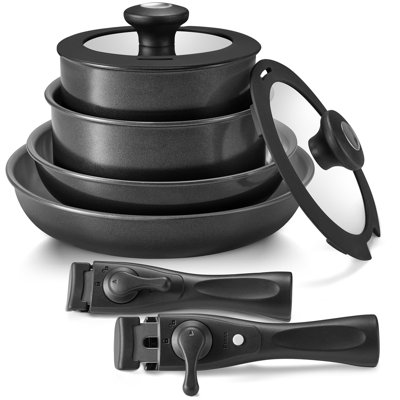 8 - Piece Non-Stick Aluminum Cookware Set