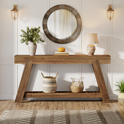 159.8cm Solid Wood Console Table