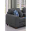 Canapé modulaire avec repose-pieds 8 pièces Tina