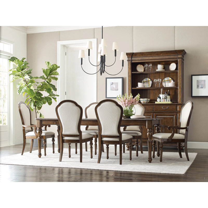 Skylinn Extendable Solid Wood Dining Table