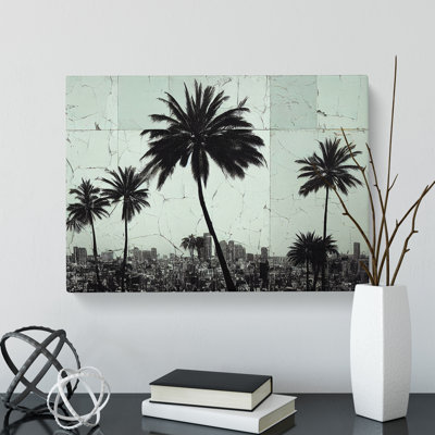 Expressive Palm Trees - Wrapped Canvas