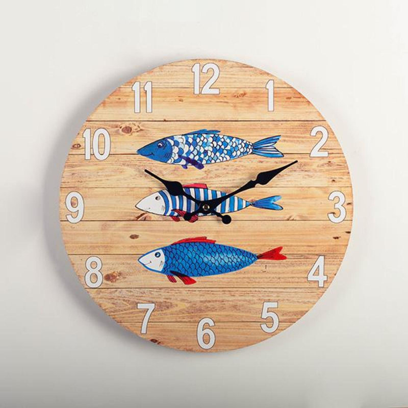 Caudilla Manufactured Wood Wall Clock