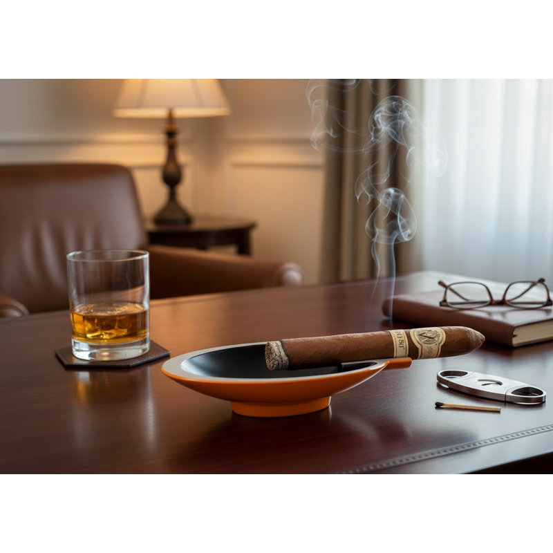 Visol Magus Orange Cigar Ashtray