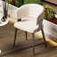 Ensemble 2 pièces de chaises d'extérieur modernes / coussins moelleux et base en acier robuste