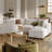 Somerdale Modern Upholstered Cloud Sectional With Ottoman-1386492516-1386492521