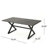 Lal Rectangular Metal Outdoor Picnic Table , 70.5'' in. W 35.25'' in. D-731815712