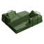 Canapé-lit convertible avec coussin cylindrique-1390427329