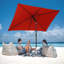 Parasol de marché rectangulaire 10 pi Barrios-529309434