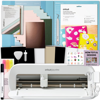 Cricut Joy Xtra Cutting Machine with Ultimate Card and Sticker Making Bundle