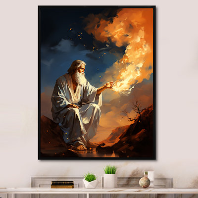 Judaism Moses And The Burning Bush - Judaism Wall Art