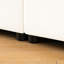 2 chenilles blanches avec rangement: choix ergonomique et tendance Tissu moderne et rangement: fonctionnel-920741653