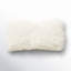 Housse et insert de coussin rectangulaire en laine d'agneau Iyana-108224565-38928765
