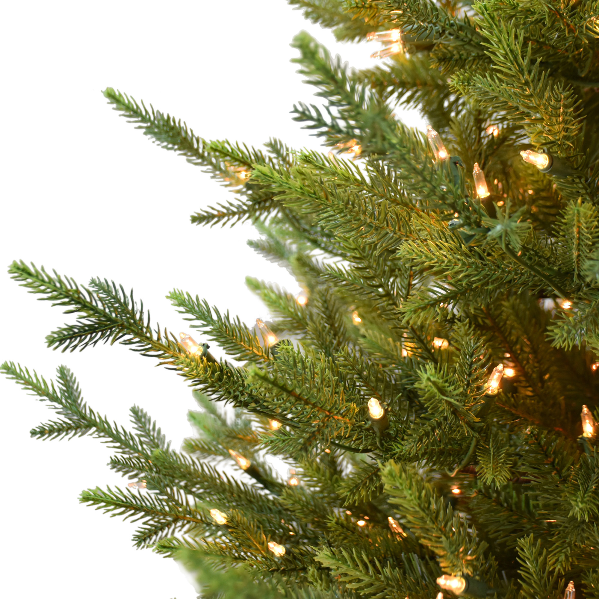 Lighted Artificial Fir Christmas Tree