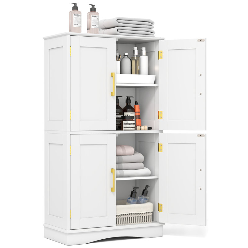 Bathroom Storage, White