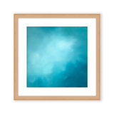 Coastal Retreat Underwater Clouds XII by  - Floater Frame Print on Canvas
