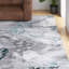 Pressley Abstract Ivory/Grey/Green Area Rug-1757549985
