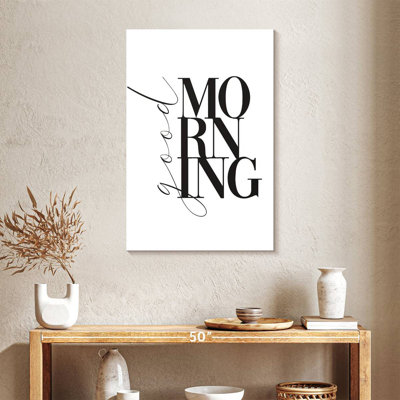 Tergel Good Morning Typography