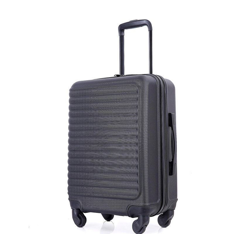 Bagage de cabine, valises à roulettes, valise de transport légère en ABS, bagage rigide, 20 pouces