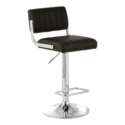 Sallisaw Swivel Upholstered Adjustable Height Bar Stool